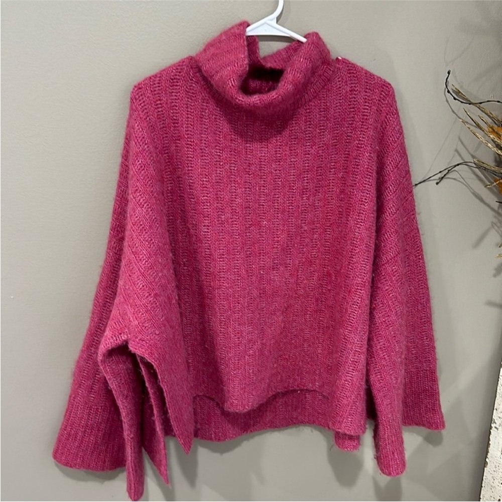 Eleven Six Women's Alpaca Oversized Poncho Sweater Baby Alpaca Wool One
Size